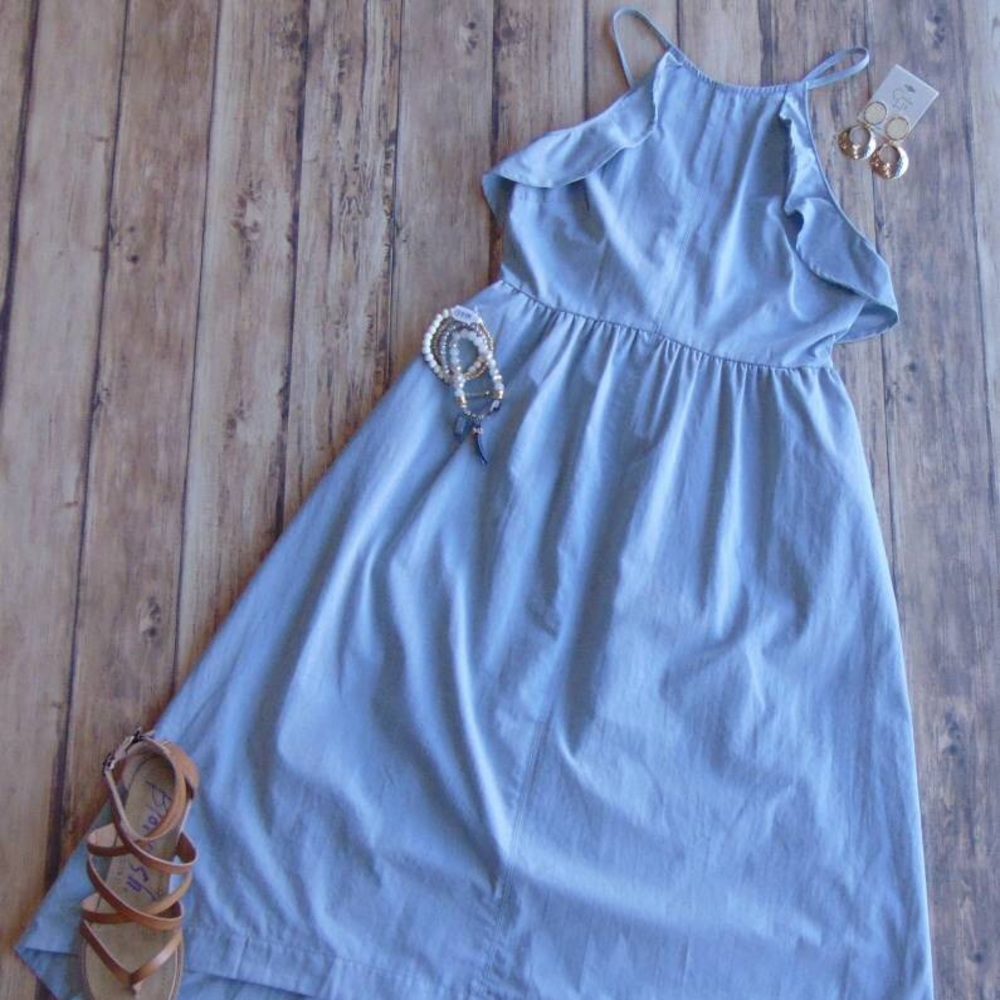 Low Back Midi Dress